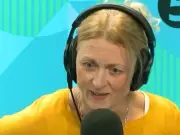 Rachel Burden struggles to hold it together as she leaves BBC Radio 5 Live