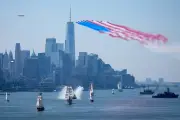 RAF Red Arrows Paint US Flag for America's 250th Birthday Celebrations