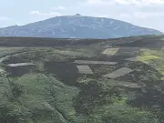 Rectangular Scars on Welsh Peak Moel Famau Explained by Rangers