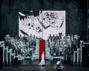 Rienzi review – Wagner's early opera makes Bayreuth debut as election drama