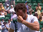 Roman Safiullin Breaks Down in Tears After Wimbledon Win, Wife Emotional