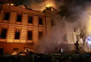 Russia Pounds Kyiv in Major Ballistic Missile Attack, One Dead