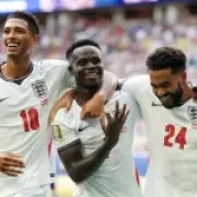 Saka reveals Bellingham's words before hat-trick penalty in England win