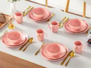 Save £57 on 24-piece marble dining set shoppers hail as 'sturdy and elegant'