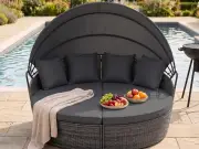 Save Over £100 on Luxury Garden Day Bed with Canopy on Amazon