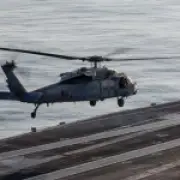 Search for Missing US Navy Crewman After Helicopter Crash in Arabian Sea