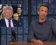 Seth Meyers: Trump can’t escape Epstein reminders after heckling