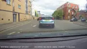 Shocking footage shows biker thrown onto car windscreen in Glasgow crash