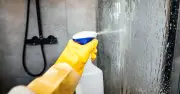 Shower Glass Clean and Limescale Free with 35p Vinegar Spray