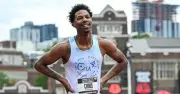 Sprinter Chris Robinson Returns After Wardrobe Malfunction Win