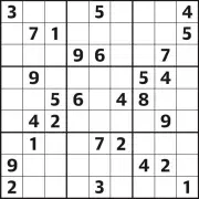 Sudoku 7397 Medium Published by The Guardian