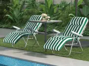 Super Comfy Stripe Sun Loungers Cheaper Than Amazon with Discount Code