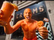 Tango Man returns after 30 years, swaps slaps for sorbet scoops