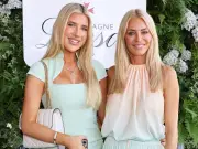 Tess Daly and Daughter Phoebe Kay Twin in Matching Outfits at Wimbledon