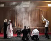 The Oresteia review – blood-soaked opera is exhilaratingly wild