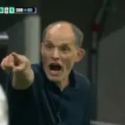 Thomas Tuchel rages at Djed Spence during England's World Cup comeback win