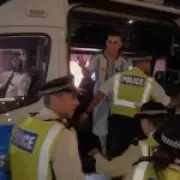 TikTok Prankster Posing as Argentina Fan Escorted by Police After England World Cup Loss