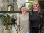 Toni Toner Cuts 14-Year Locks for Barlow Moor Community Association Fundraiser