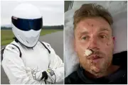 Top Gear's The Stig claims he nearly died in Freddie Flintoff crash