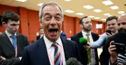 Tories condemned for not standing against Farage - 'bloke with bin on head'