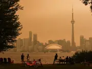 Toronto Air Quality Ranked Worst in World After Wildfires Turn Sky Red