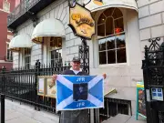 Tragic RAF firefighter's World Cup dream fulfilled by memorial flag in US