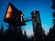 Treetop Cabin Retreat in Norway's Fairytale Forest Teaches the Art of Slowing Down