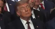 Trump Falls Asleep at Lindsey Graham Funeral, Sparks Online Reaction