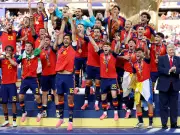 Trump Lingers at World Cup Final Trophy Presentation After Spain Win