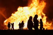 Twelfth Celebrations Begin with Bonfire Lighting in Northern Ireland