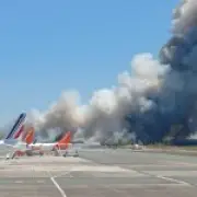 Two firefighters killed fighting inferno at Bordeaux airport