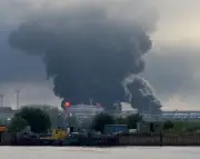 Ukrainian Drones Hit St Petersburg Oil Terminal and Port