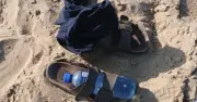 Urgent search for missing swimmer at UK beach after belongings left on sand