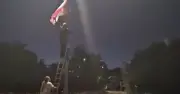 Welsh Activists Tear Down Union Jack and England Flags in Wrexham