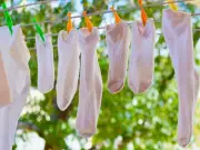 White socks can be whitened with lemon juice and sunlight in summer