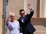 Who is Andy Burnham's wife Marie-France van Heel?