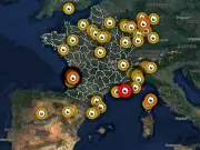 Wildfire map shows outbreaks near France and Spain holiday spots