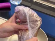 Woman Horrified by Toby Carvery Leftovers Wrapped in Cling Film