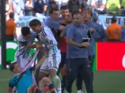 World Cup final chaos: Argentina star throws punches after Spain win