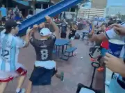 World Cup Violence: Argentina Fans Fight in Streets Before England Semi-Final