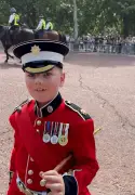 Young Military Fan Frank Gets 'Eyes Left' Tribute from Blues and Royals