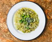 Zero-Waste Broad Bean Pod Risotto: Use the Whole Ingredient