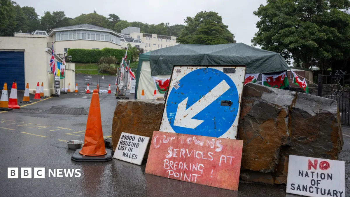 Asylum hotel protests cost police more than £1m
