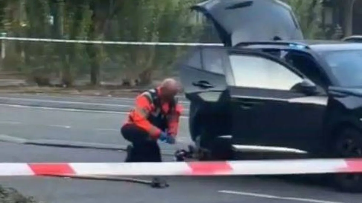 Armed police and firefighters respond to suspected hazardous incident in Salford
