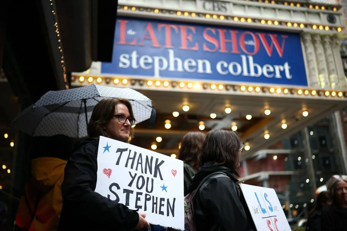 CBS Mornings 'snubbed' Colbert finale after China spoof, report claims