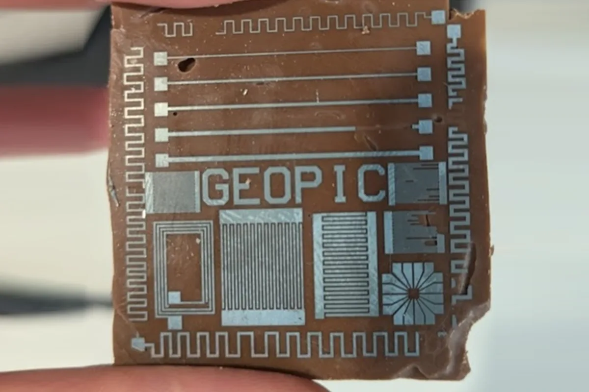 Biodegradable circuit boards made from chocolate could help tackle e-waste