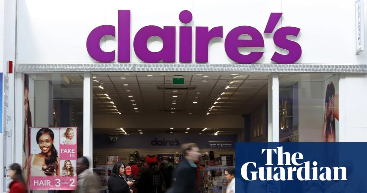 Claire’s closes final UK stores with loss of over 1,000 jobs