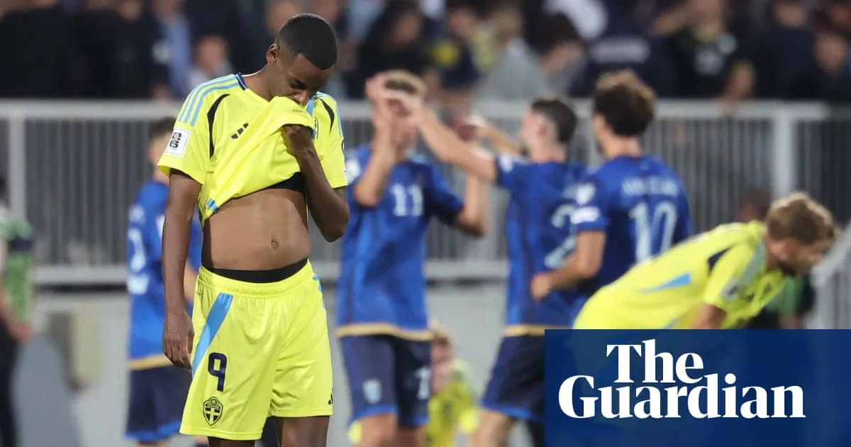 Isak return cannot prevent Sweden defeat as Italy survive Israel thriller