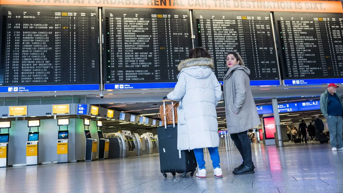 Lufthansa cancels 800 flights as German strike disrupts travel for 100,000