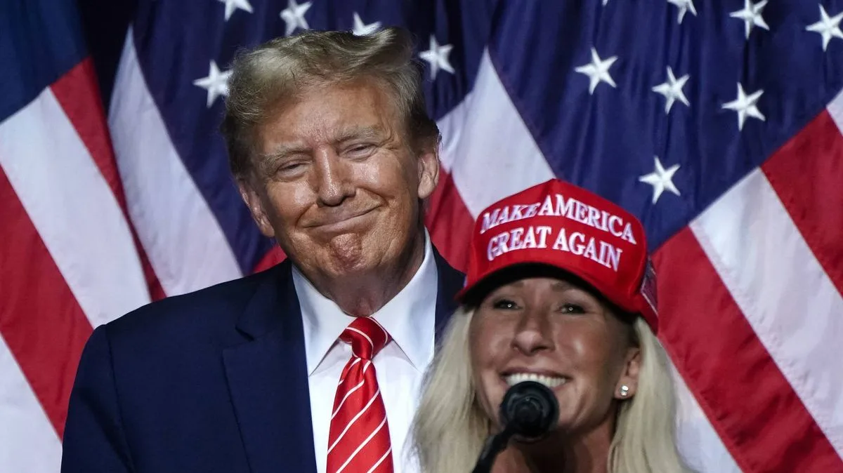 Trump and Greene clash over release of Epstein files